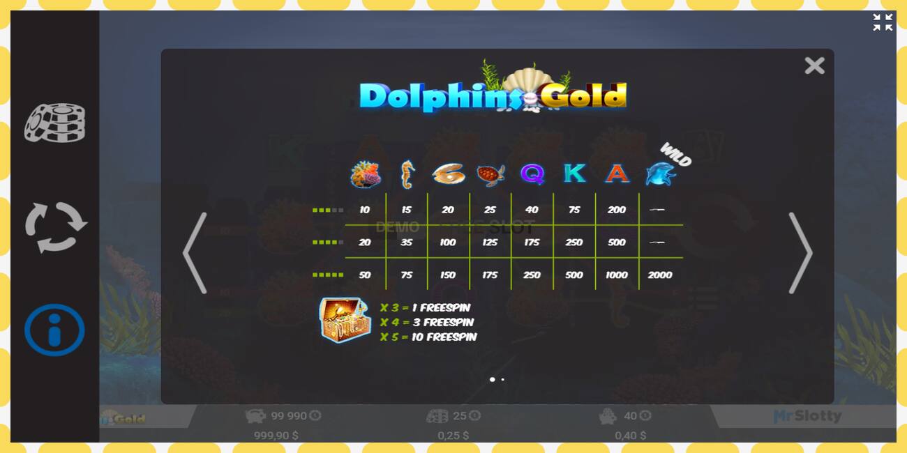 Demo slot Dolphin Quest free and without registration, picture - 1