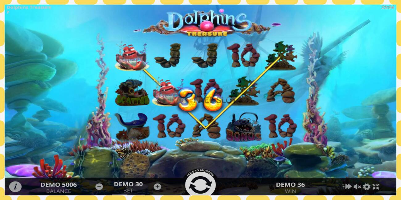 Demo-spor Dolphins Treasure gratis og uten registrering, bilde - 1