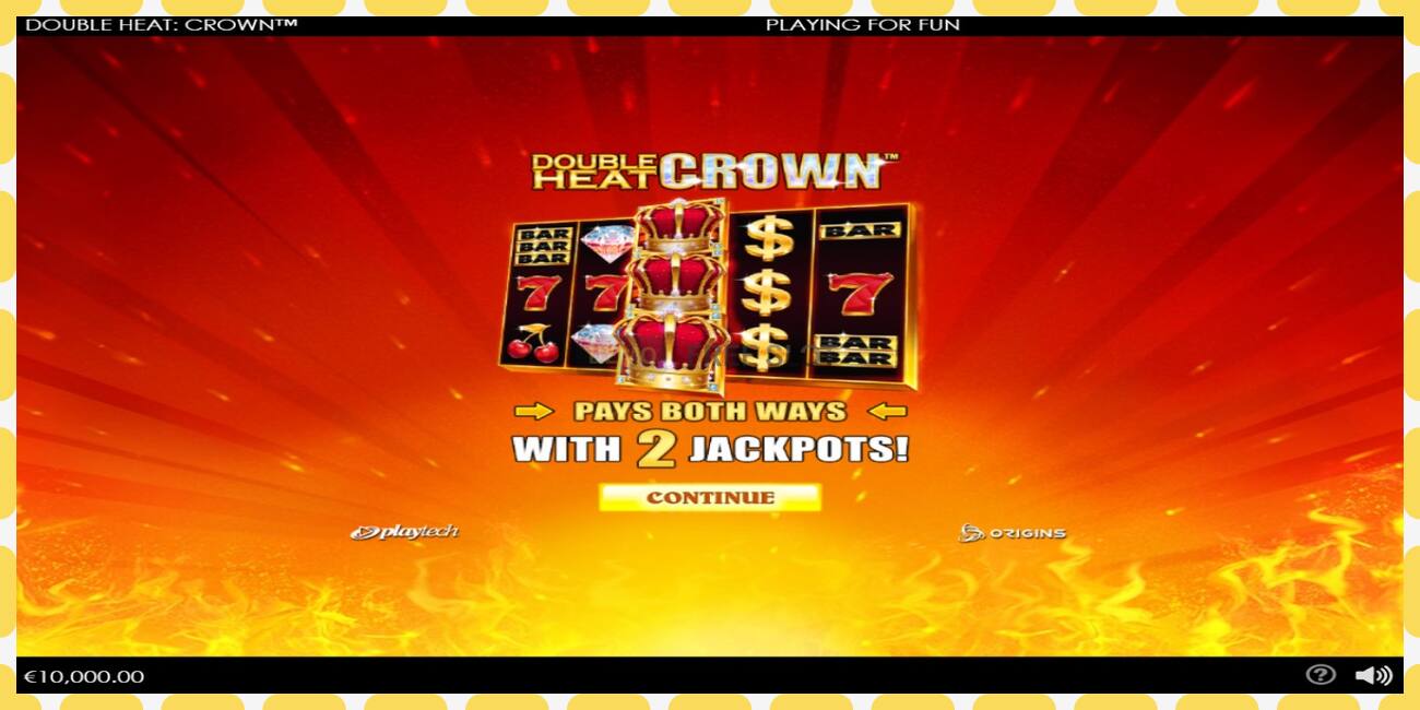 Slot demo Double Heat: Crown gratuit și fără înregistrare, imagine - 1