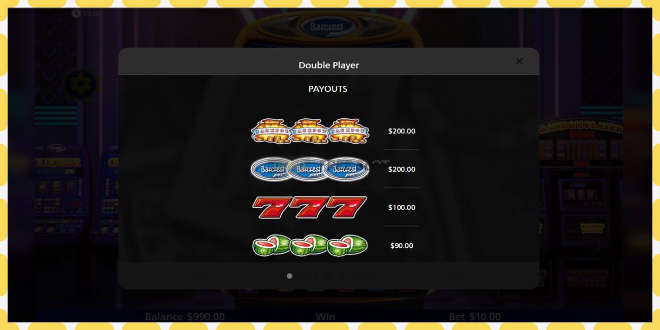 Slot demo Double Player gratuit și fără înregistrare, imagine - 1