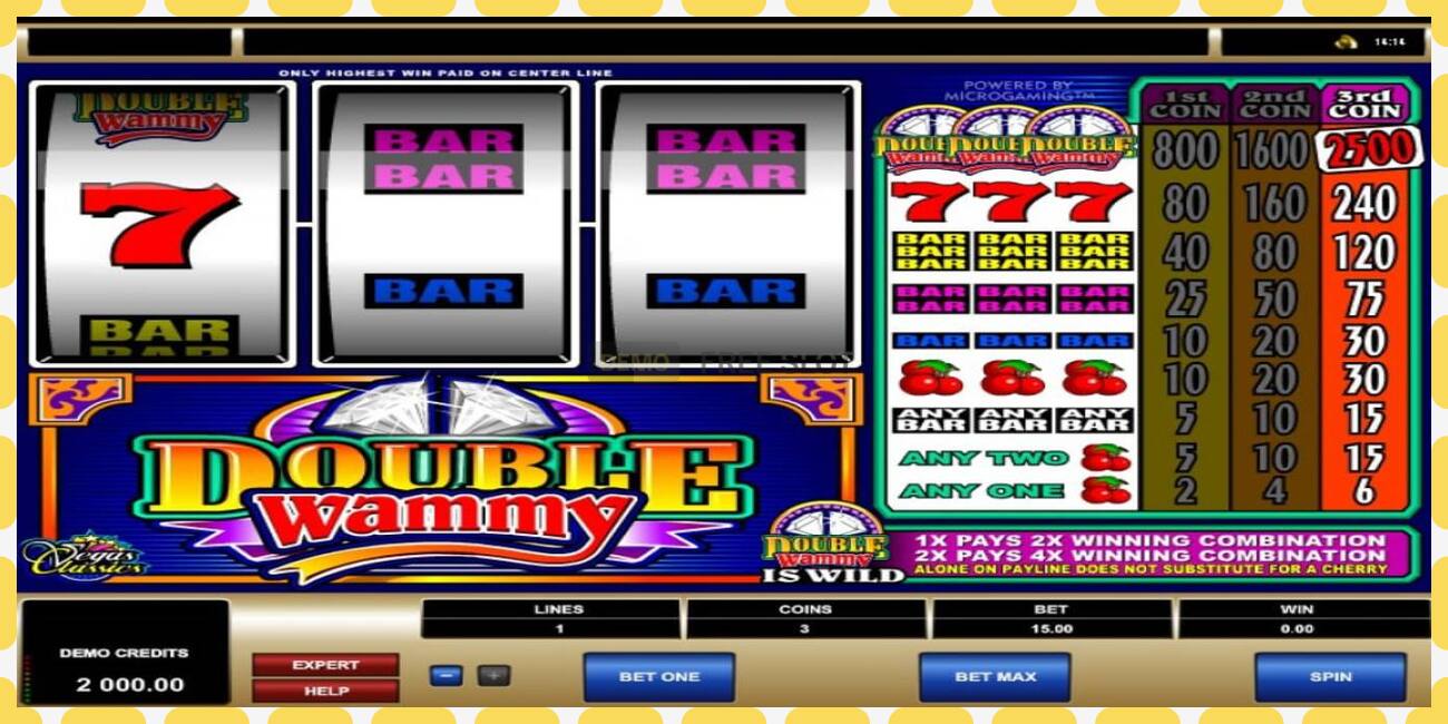 Demo slot Double Wammy free and without registration, picture - 1