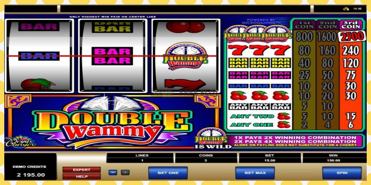 Demo slot Double Wammy free and without registration, picture - 1