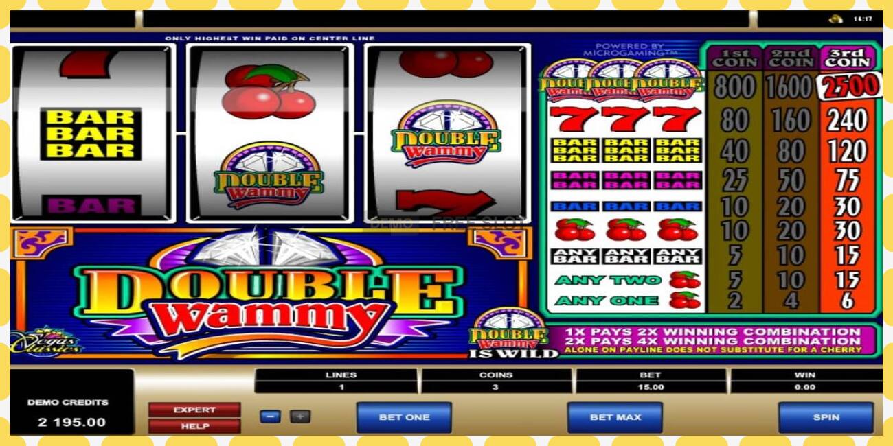 Demo slot Double Wammy free and without registration, picture - 1