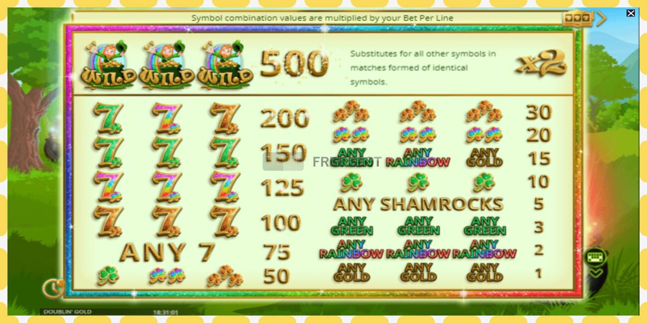 Demo slot Doublin Gold free and without registration, picture - 1