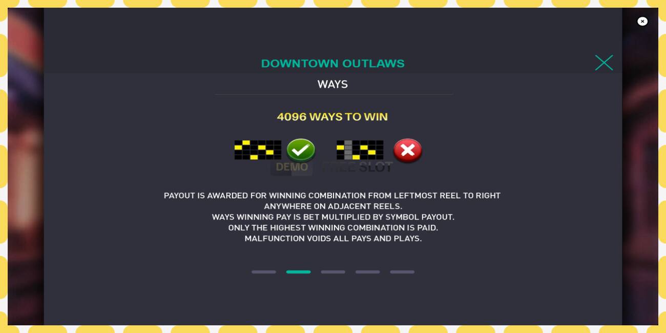 Slot de demonstração Downtown Outlaws grátis e sem registro, foto - 1