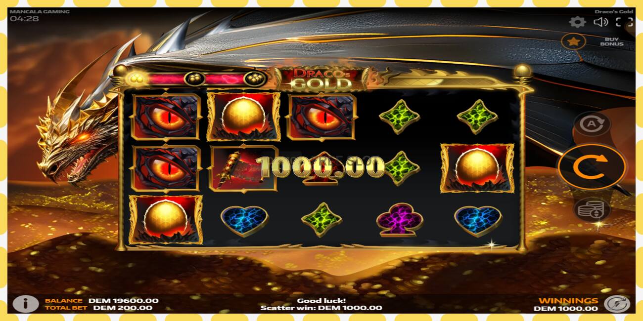 Demo slot Dracos Gold free and without registration, picture - 1