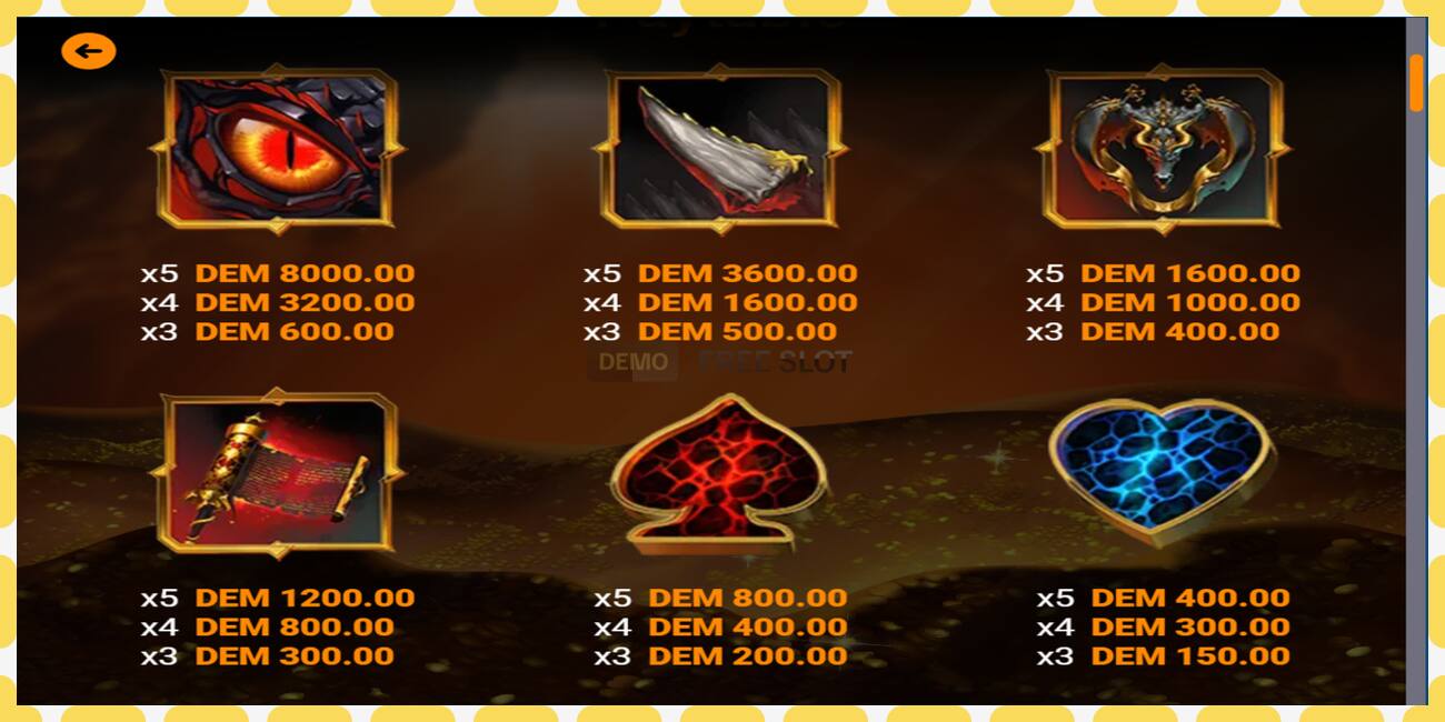 Demo slot Dracos Gold free and without registration, picture - 1