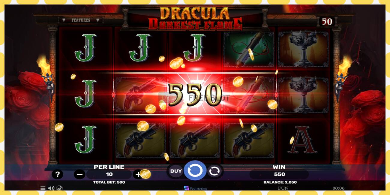 Demo slots Dracula - Darkest Flame bezmaksas un bez reģistrācijas, attēlu - 1