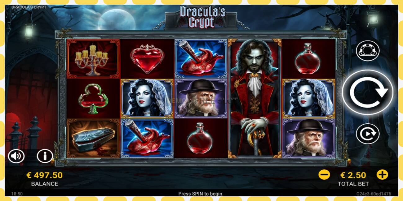 Demo slot Draculas Crypt free and without registration, picture - 1