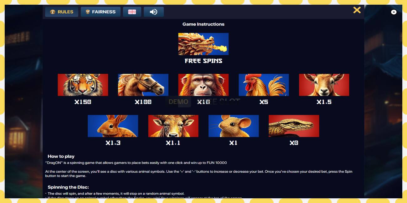 Demo slot Dragon free and without registration, picture - 1