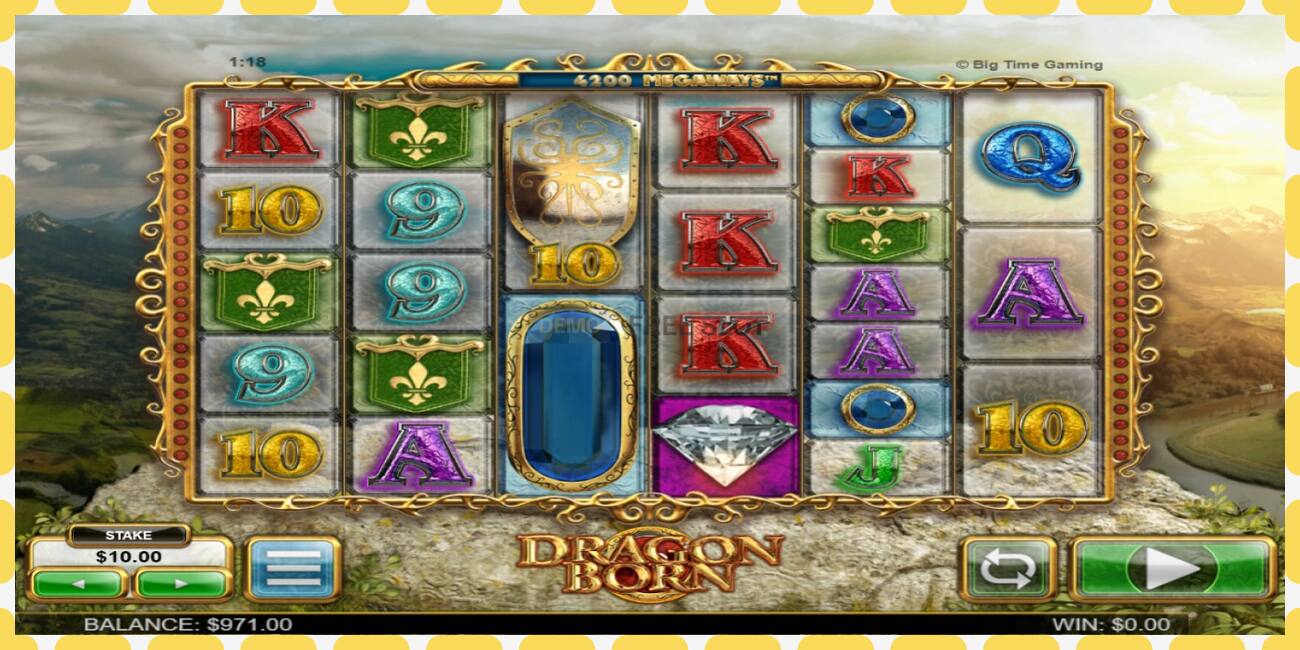 Demo slot Dragon Born free and without registration, picture - 1