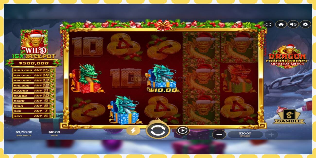 Demo slot Dragon Fortune Frenzy Christmas Edition free and without registration, picture - 1