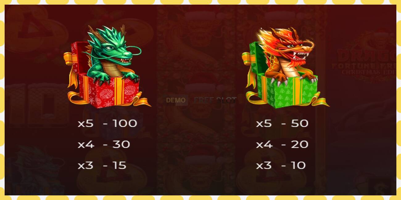 Demo slot Dragon Fortune Frenzy Christmas Edition free and without registration, picture - 1