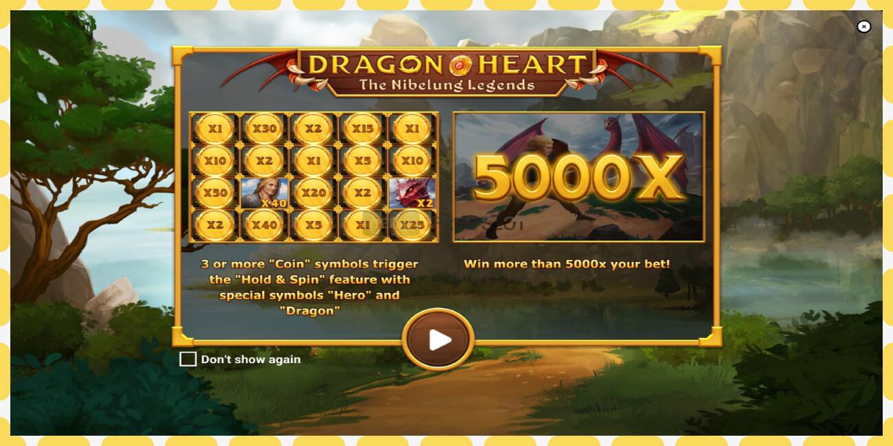 Demo slot Dragon Heart free and without registration, picture - 1