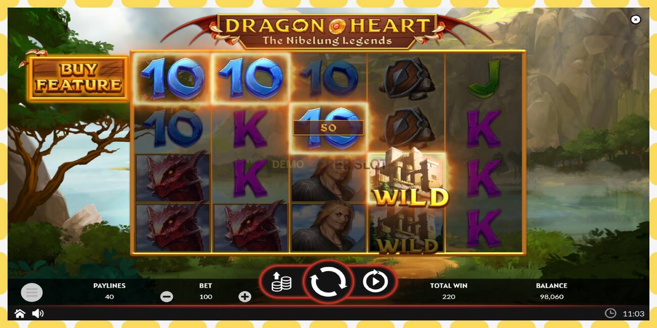 Demo slot Dragon Heart free and without registration, picture - 1