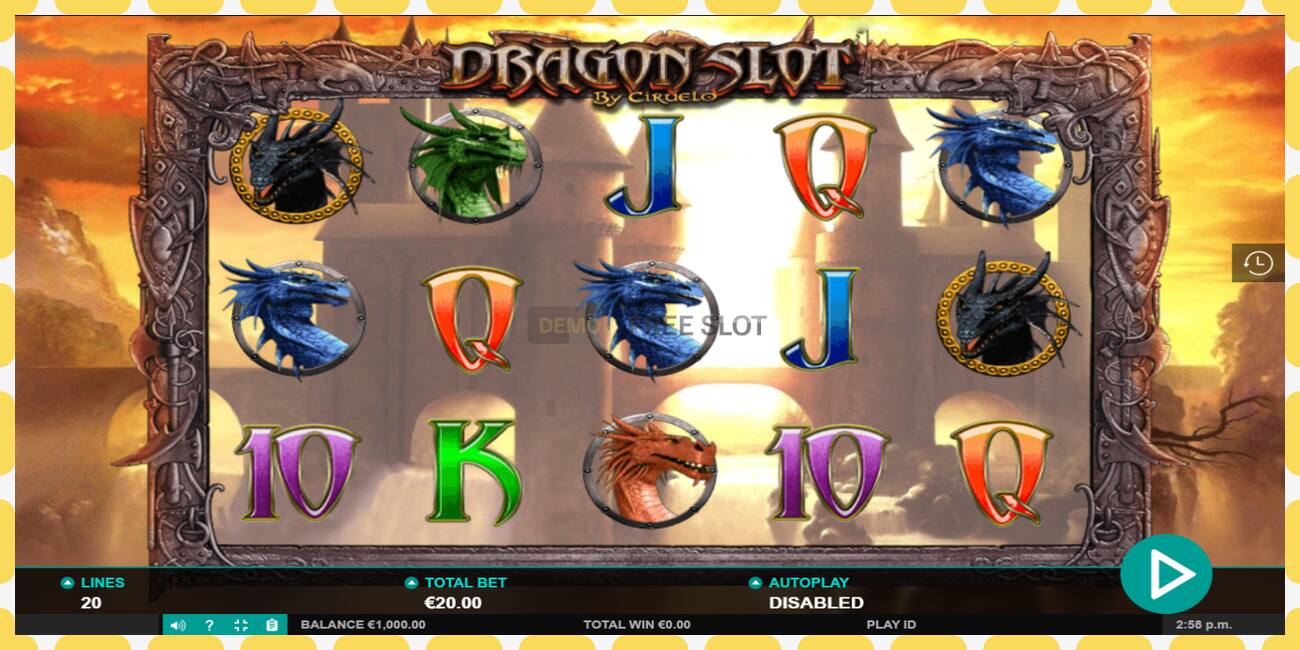 Demo slot Dragon Slot free and without registration, picture - 1