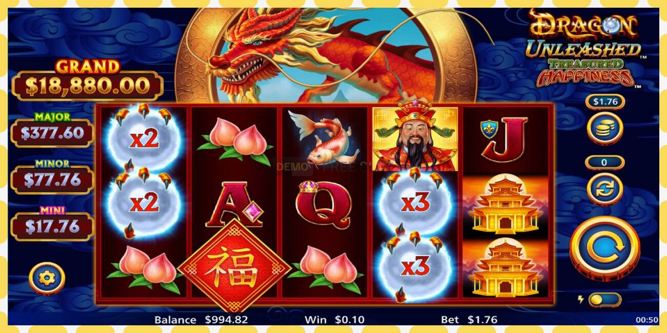 Demo slot Dragon Unleashed Treasured Happiness free and without registration, picture - 1