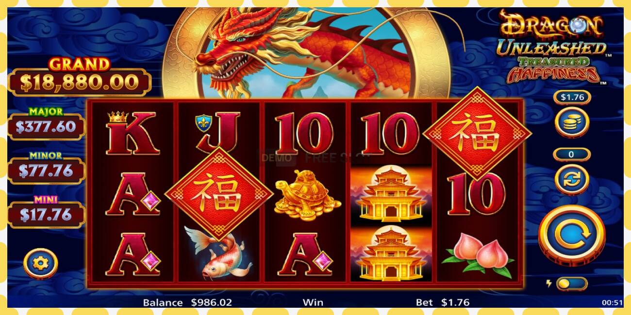 Demo slot Dragon Unleashed Treasured Happiness free and without registration, picture - 1