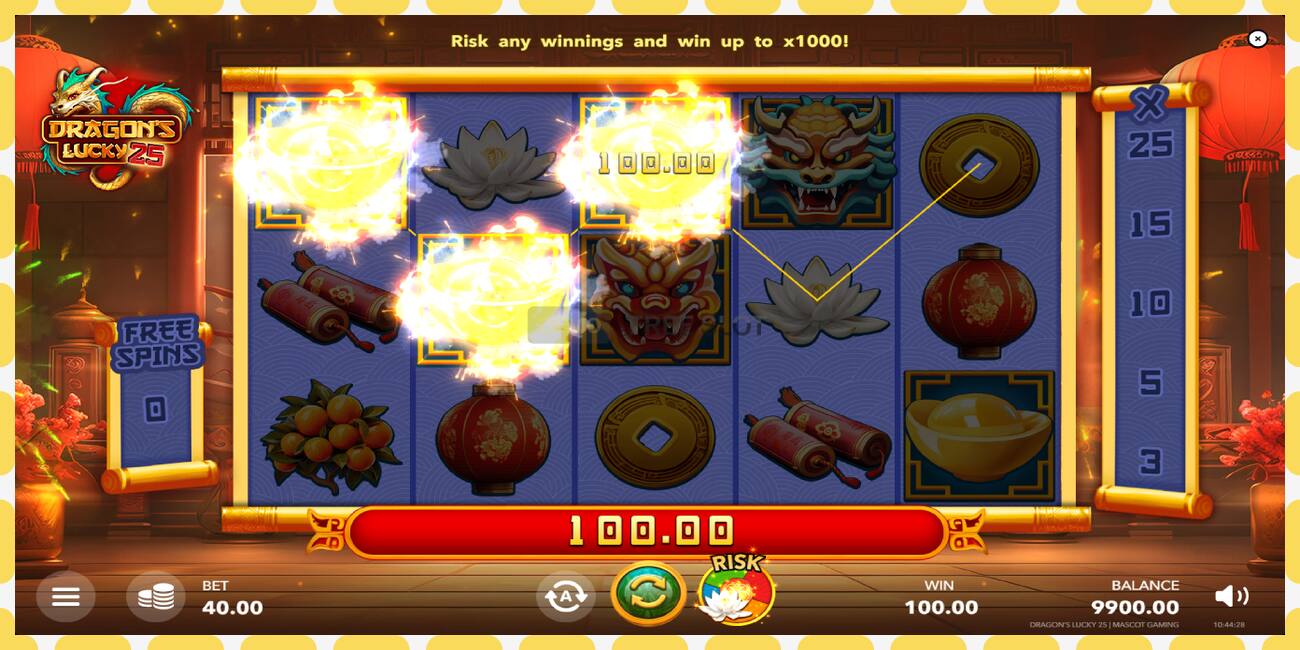 Demo slot Dragons Lucky 25 free and without registration, picture - 1