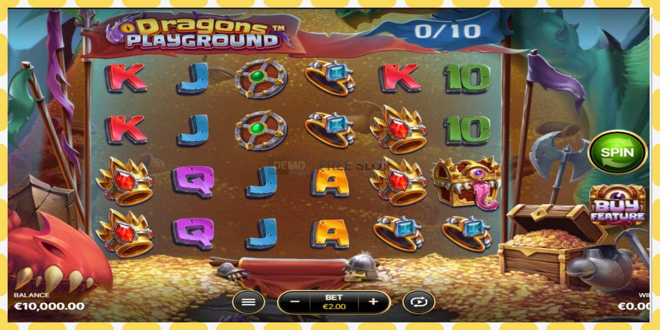 Demo slot Dragons Playground free and without registration, picture - 1