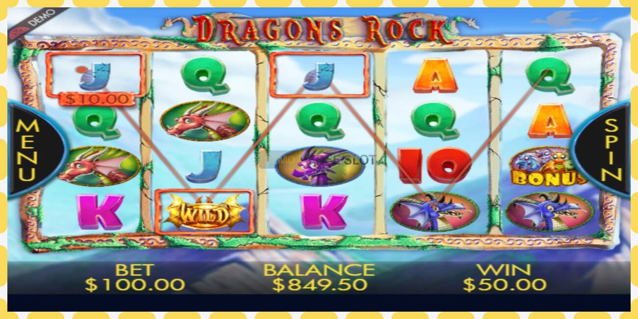 Demo slot Dragons Rock free and without registration, picture - 1