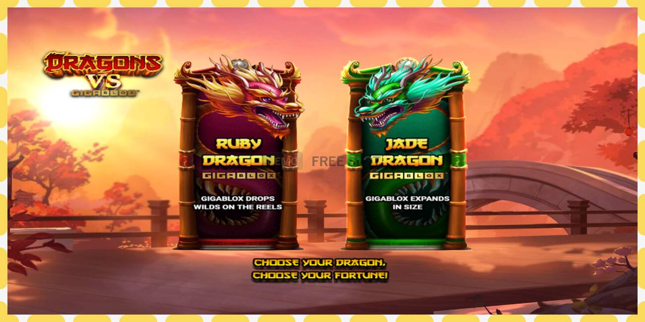 Demo slot Dragons VS Gigablox free and without registration, picture - 1