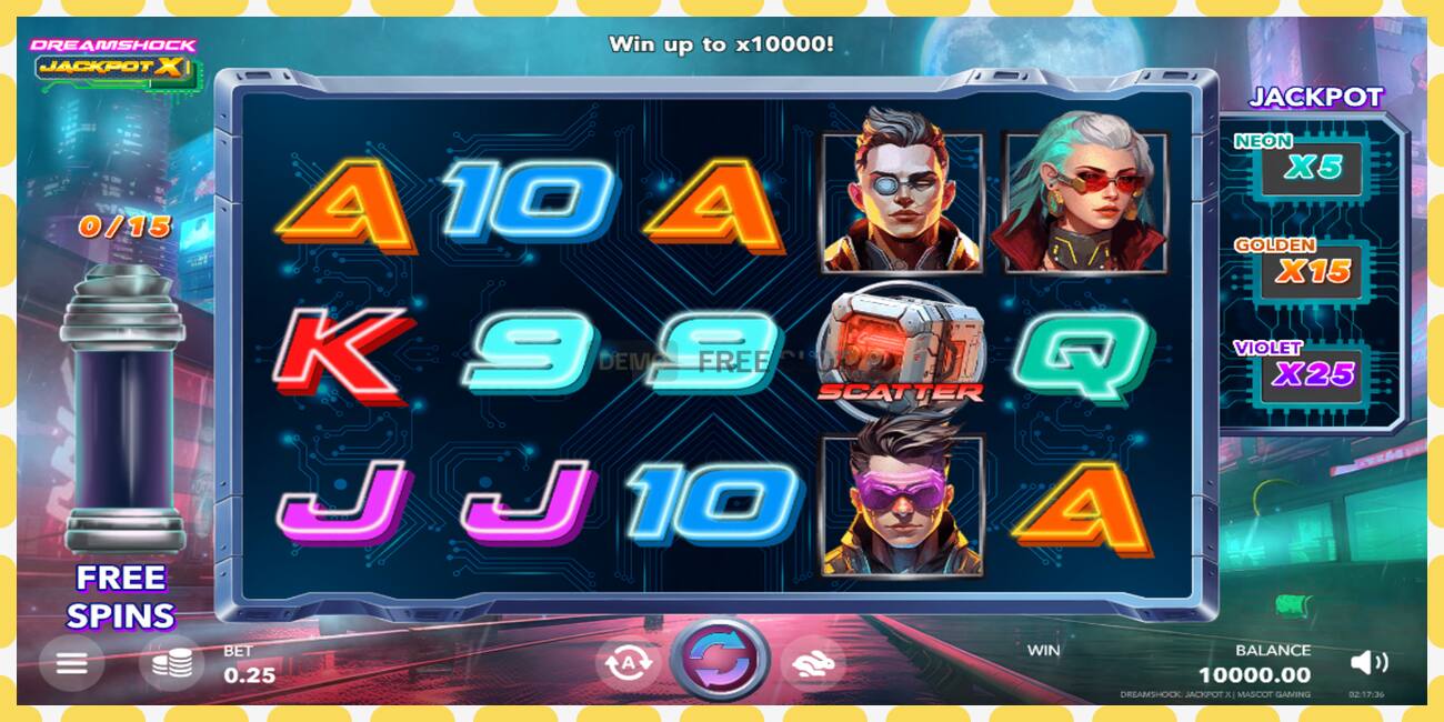 Demo slot Dreamshock: Jackpot X free and without registration, picture - 1