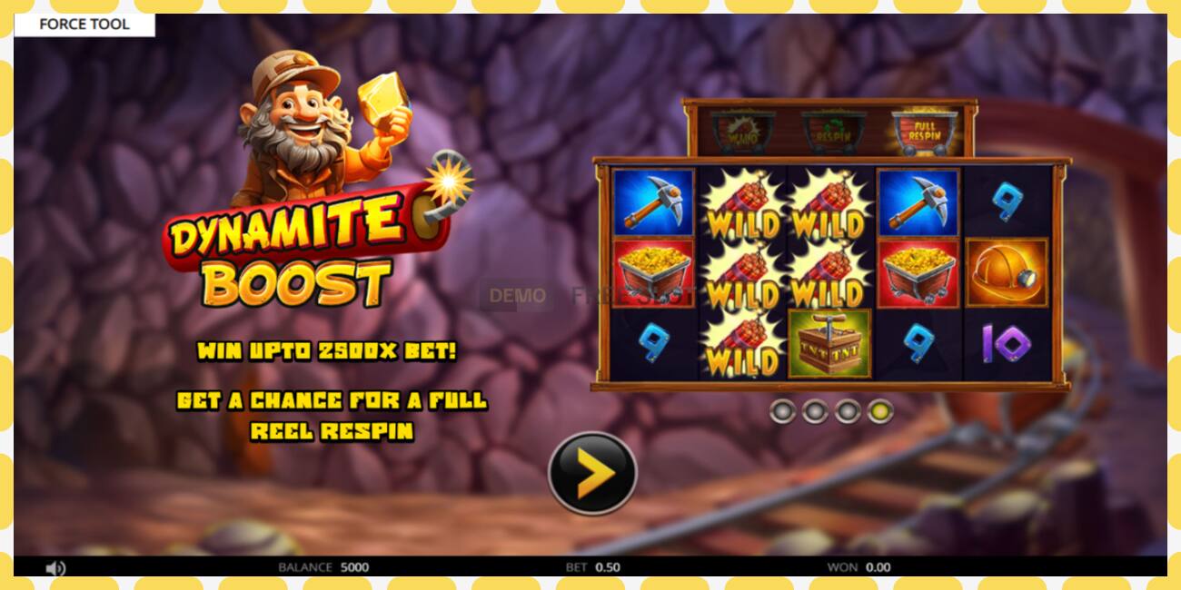 Demo slot Dynamite Boost නොමිලේ සහ ලියාපදිංචියකින් තොරව, පින්තූරය - 1