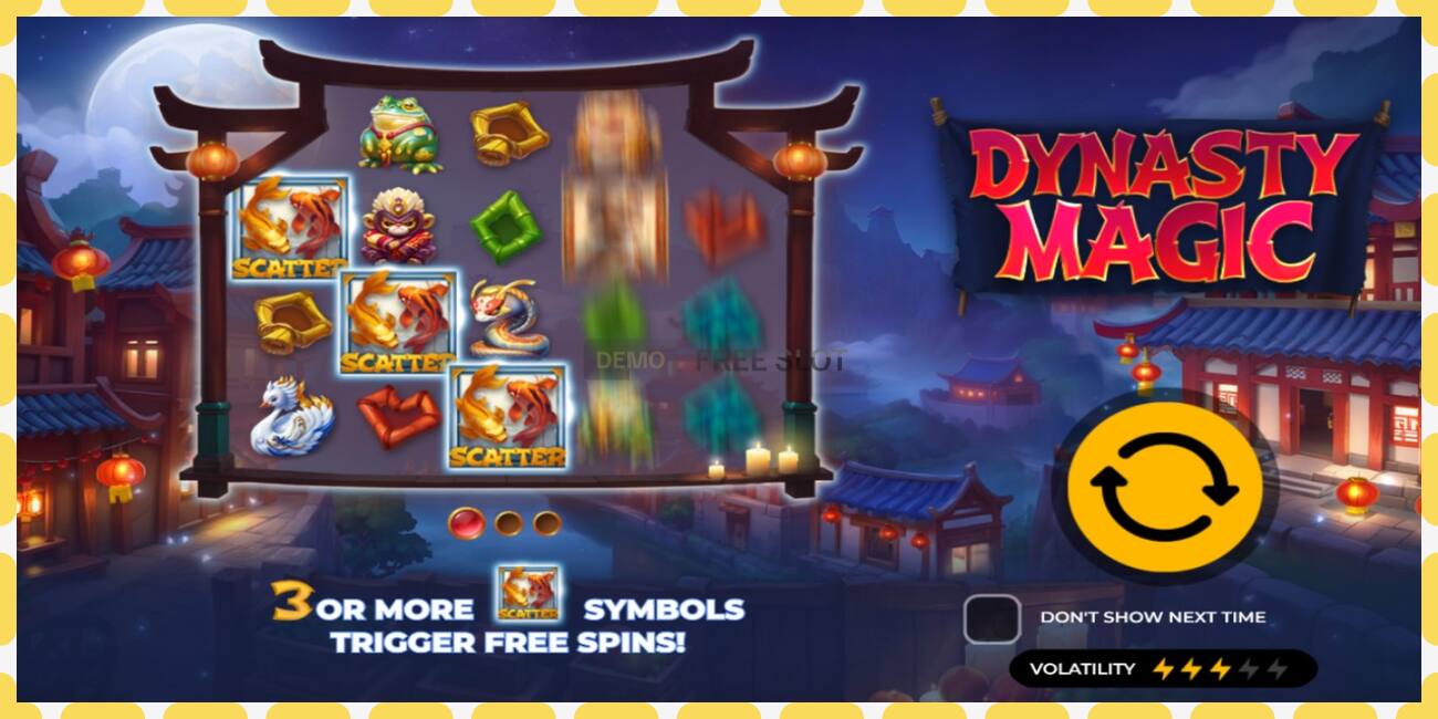 Demo slot Dynasty Magic free and without registration, picture - 1