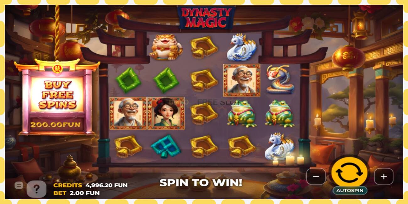 Demo slot Dynasty Magic free and without registration, picture - 1