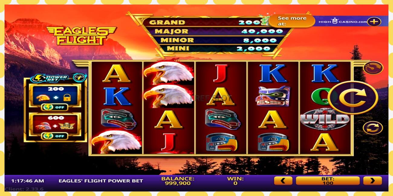 Demo slot Eagles’ Flight Power Bet free and without registration, picture - 1