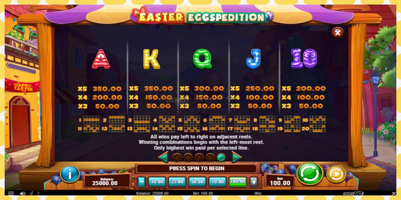 Demo slot Easter Eggspedition free and without registration, picture - 1