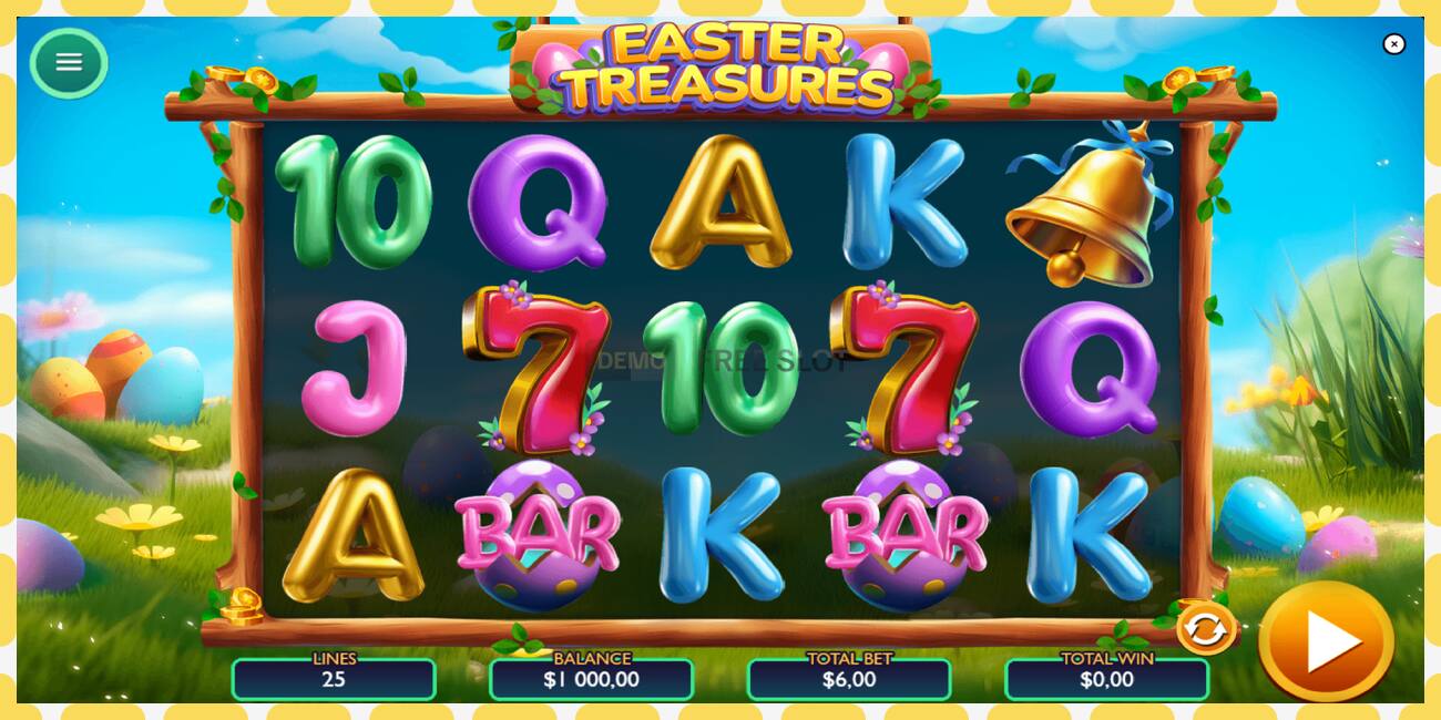 Demo lizdas Easter Treasures nemokamai ir be registracijos, paveikslėlį - 1