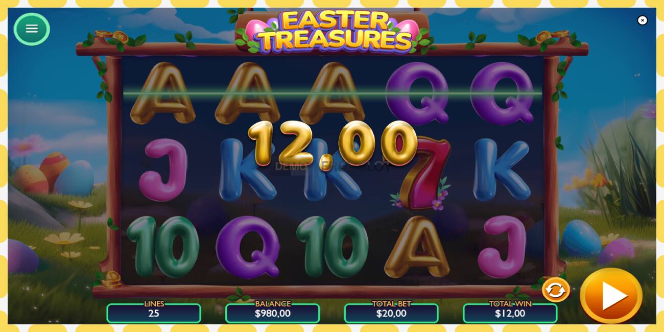 Demo lizdas Easter Treasures nemokamai ir be registracijos, paveikslėlį - 1