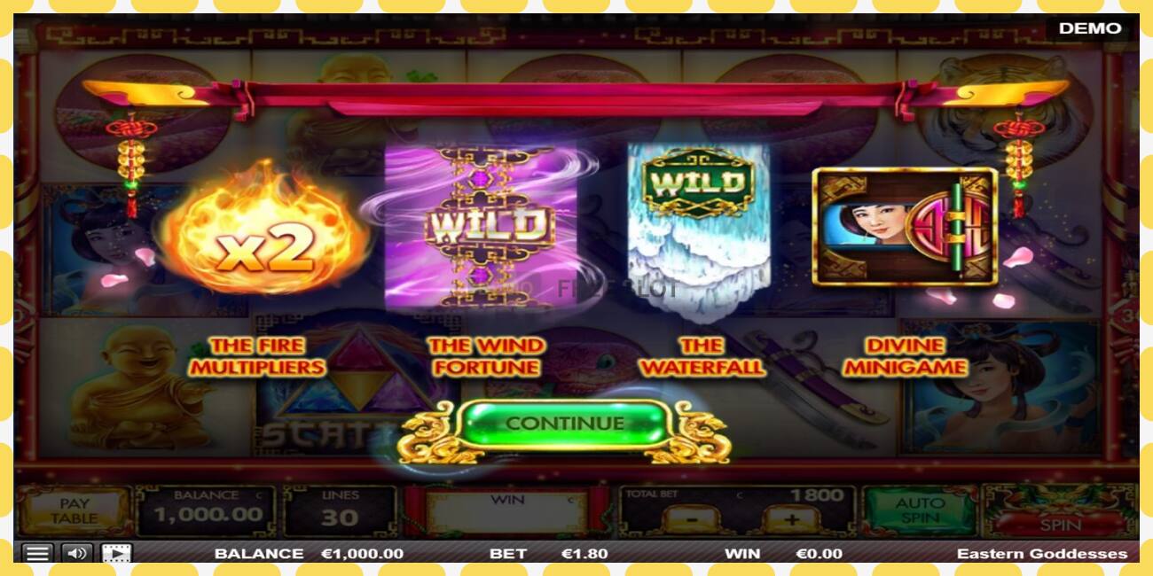 Demo slots Eastern Goddesses bezmaksas un bez reģistrācijas, attēlu - 1