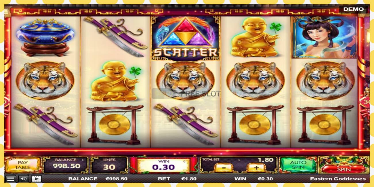 Demo slots Eastern Goddesses bezmaksas un bez reģistrācijas, attēlu - 1