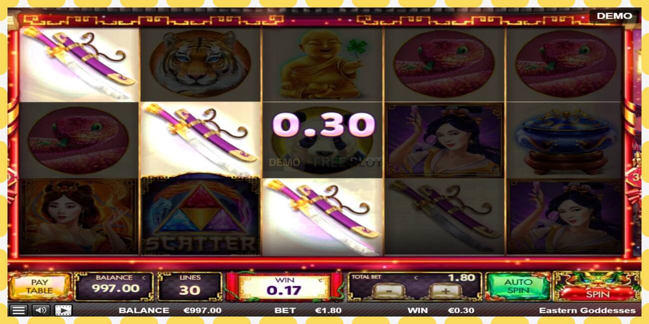 Demo slots Eastern Goddesses bezmaksas un bez reģistrācijas, attēlu - 1