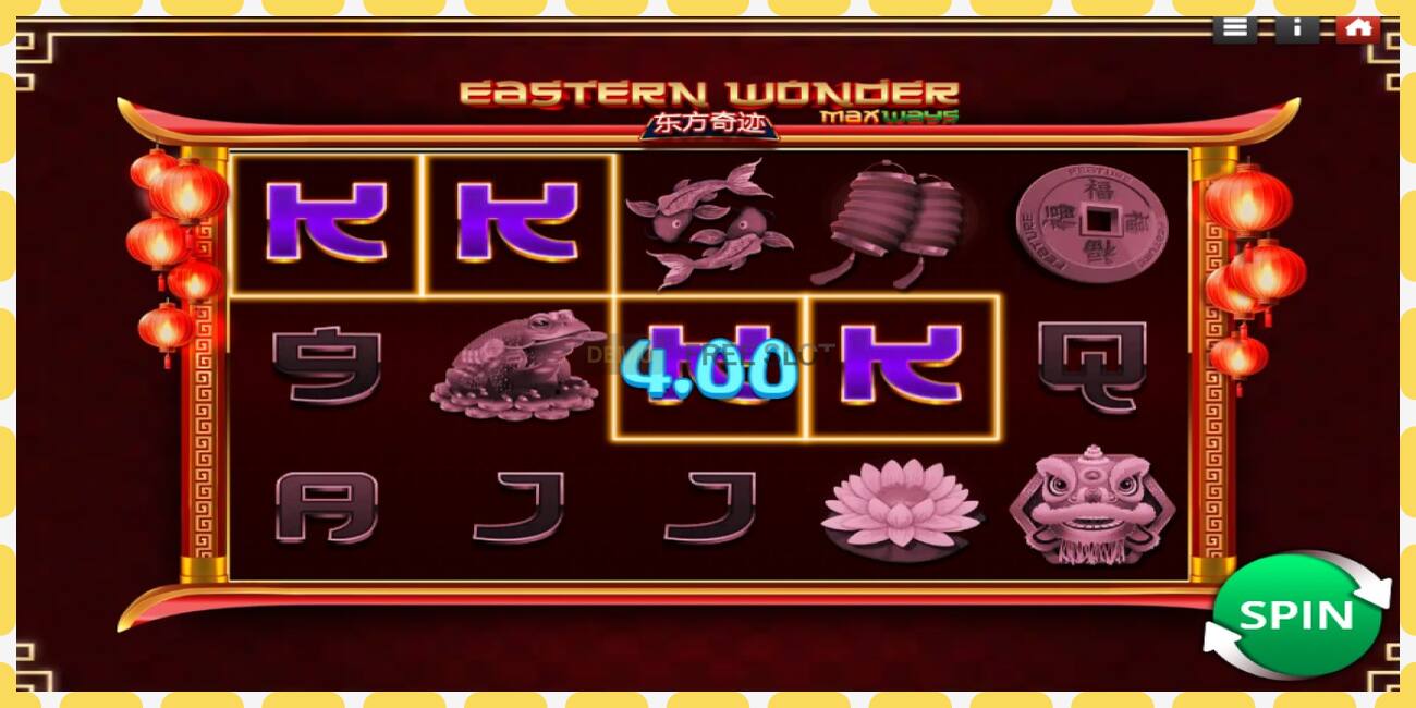 Demo lizdas Eastern Wonder nemokamai ir be registracijos, paveikslėlį - 1