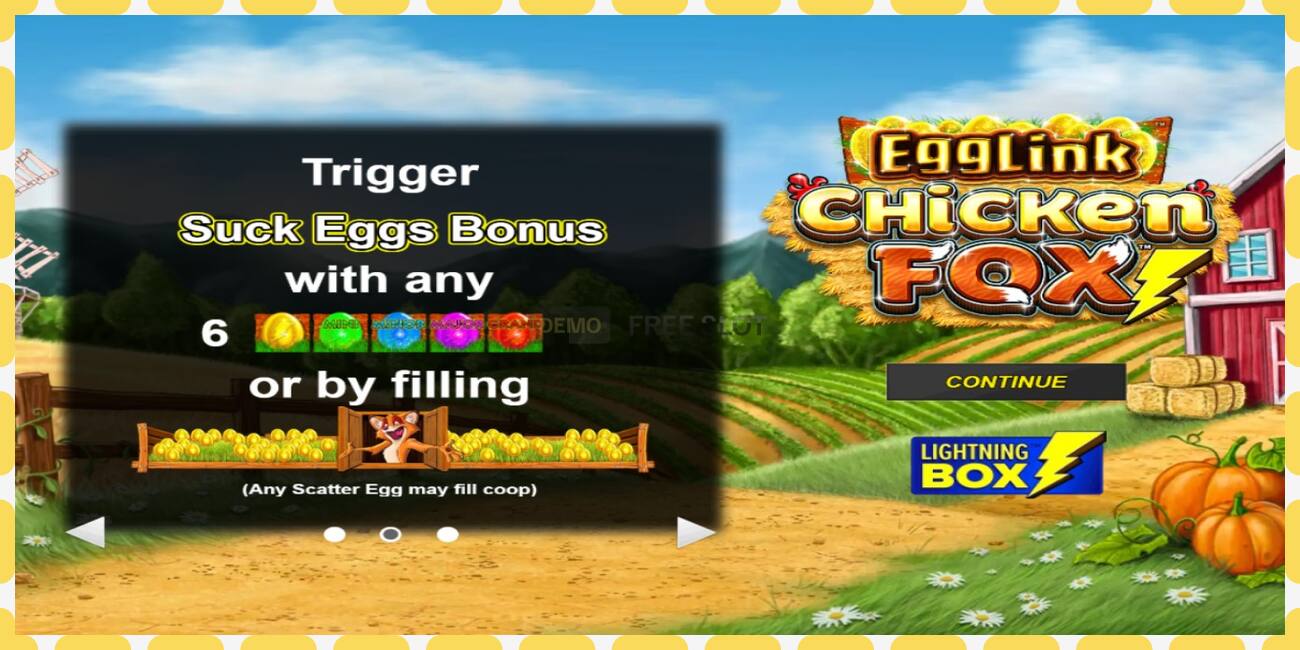 Demo slot EggLink ChickenFox free and without registration, picture - 1