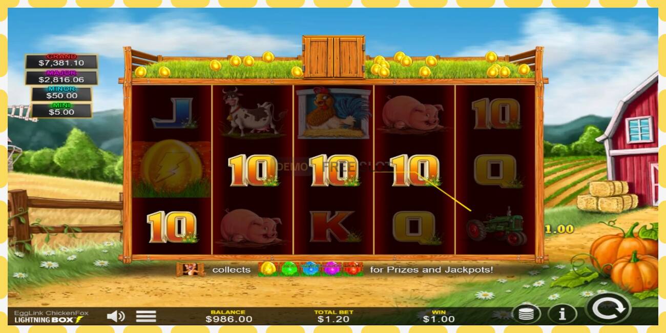 Demo slot EggLink ChickenFox free and without registration, picture - 1