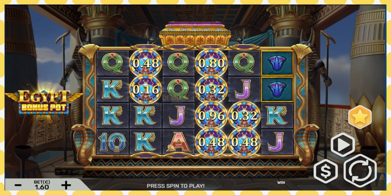 Demo slot Egypt Bonus Pot gratis och utan registrering, bild - 1