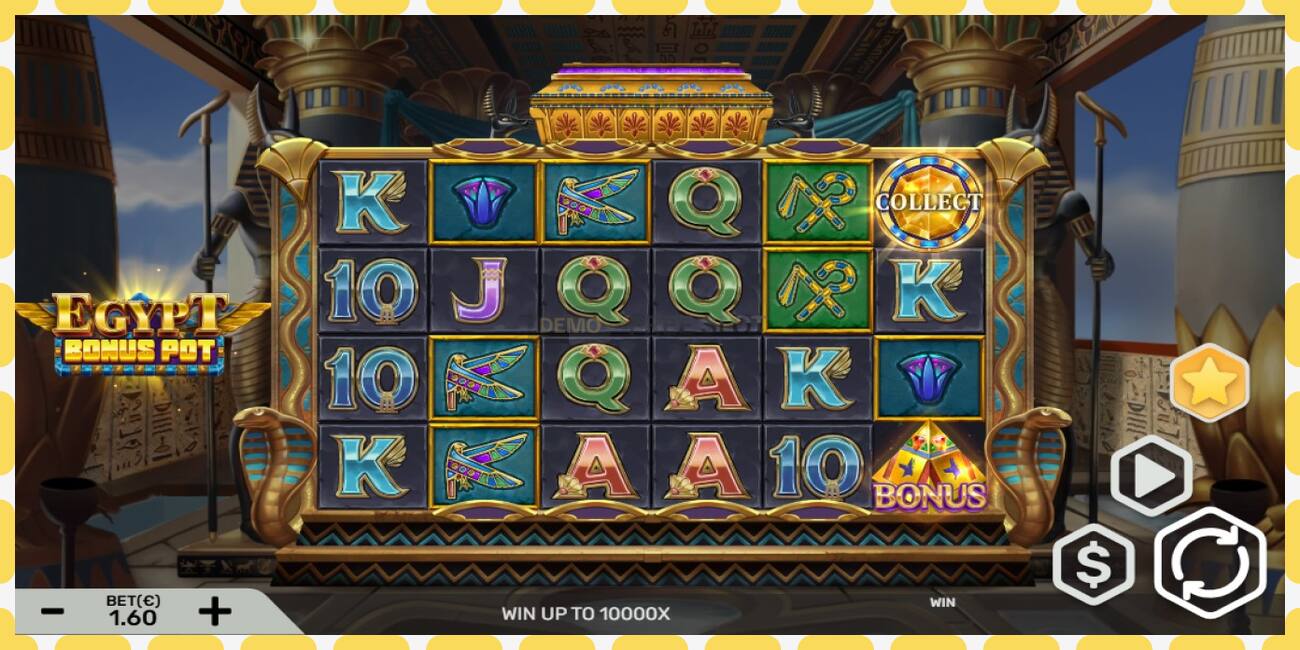 Demo slot Egypt Bonus Pot free and without registration, picture - 1