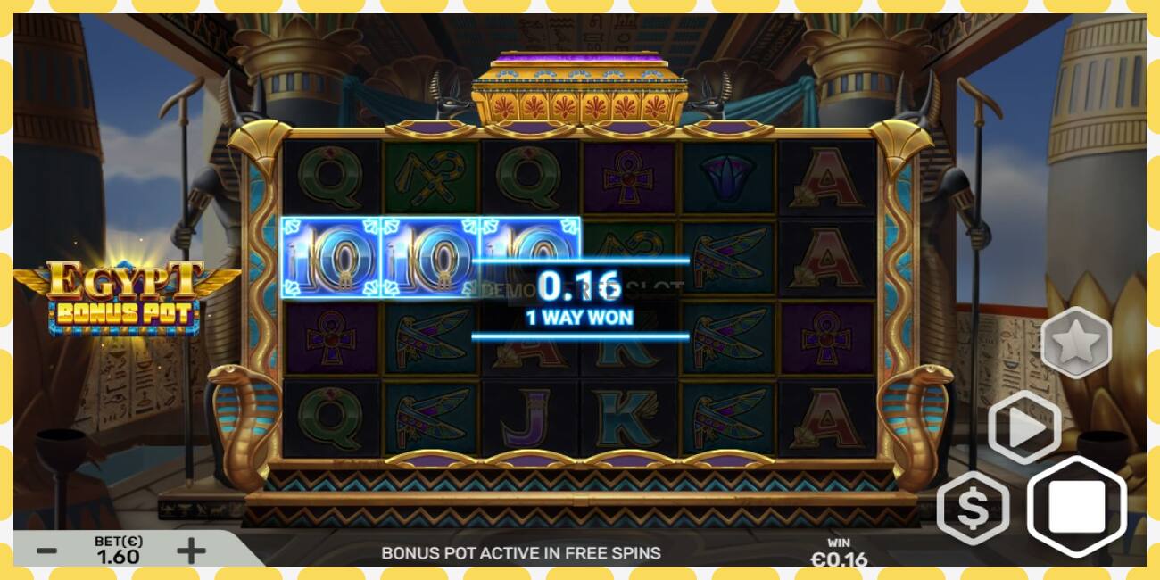 Demo slot Egypt Bonus Pot gratis og uden registrering, billede - 1