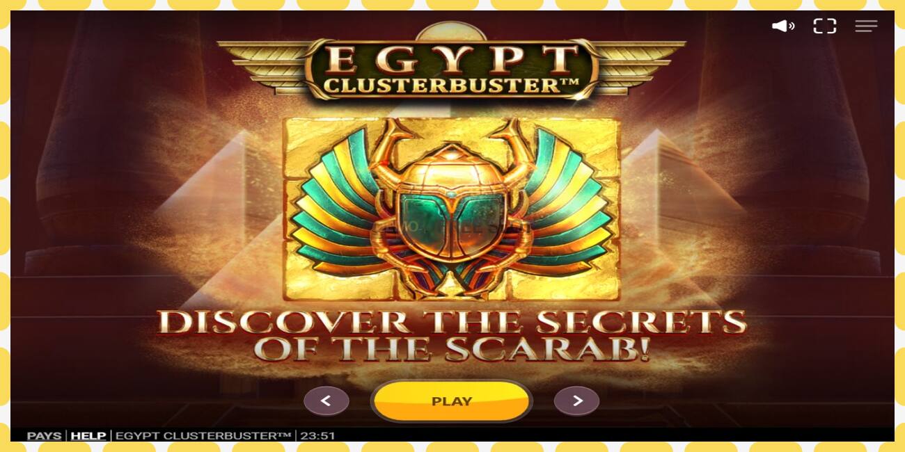 Demo slot Egypt Clusterbuster free and without registration, picture - 1