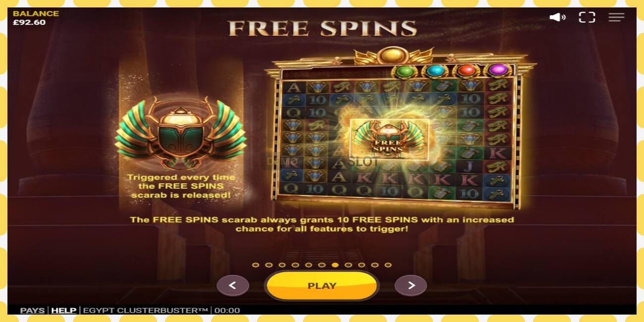 Demo slot Egypt Clusterbuster free and without registration, picture - 1