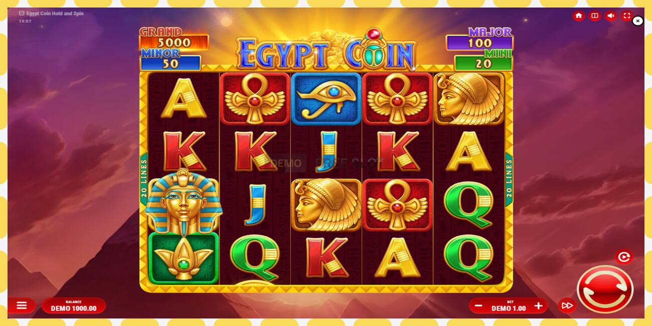 Demo-Slot Egypt Coin kostenlos und ohne anmeldung, bild - 1