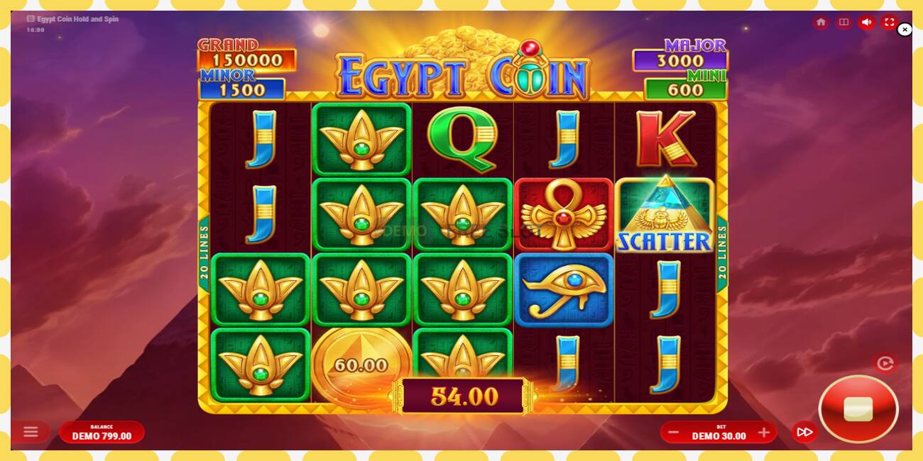 Demo slot Egypt Coin free and without registration, picture - 1