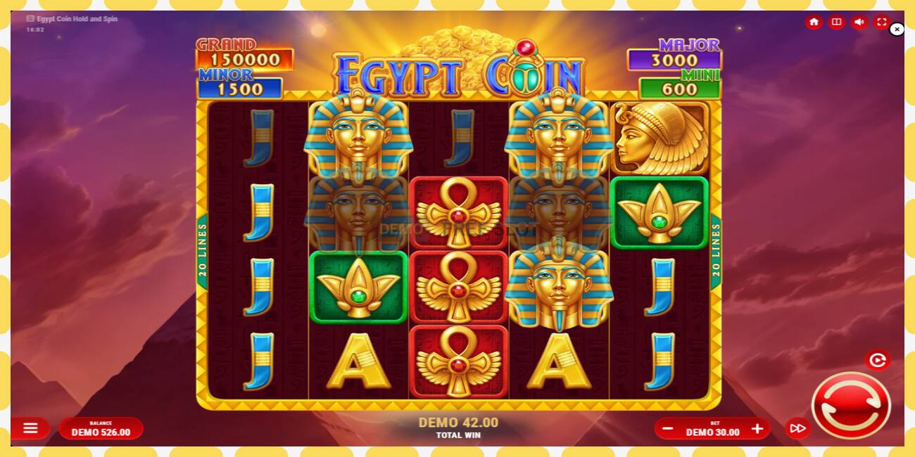 Demo slot Egypt Coin free and without registration, picture - 1