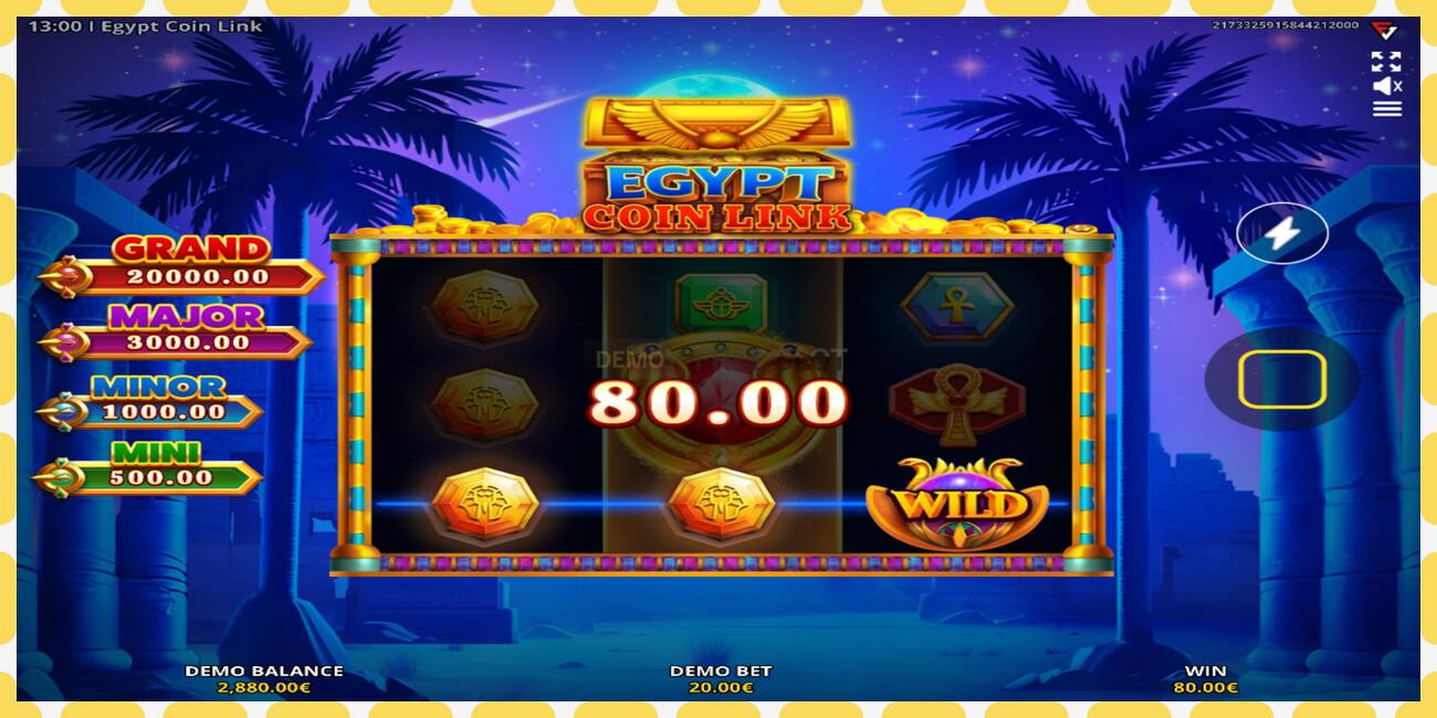 Slot de demonstração Egypt Coin Link grátis e sem registro, foto - 1