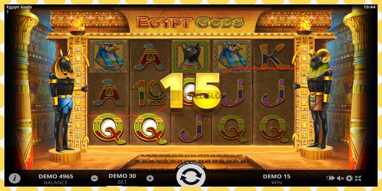 Demo slot Egypt Gods gratis och utan registrering, bild - 1